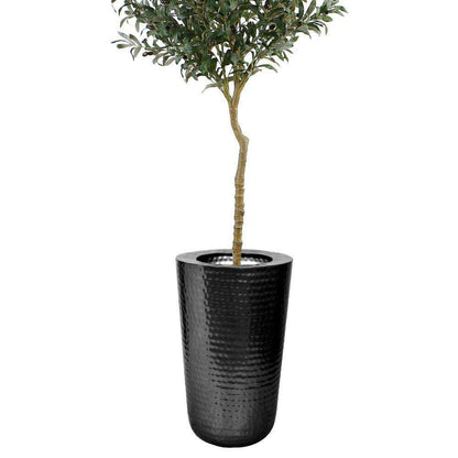 Mesa - Pot de fleurs noir en laiton (plusieurs tailles)