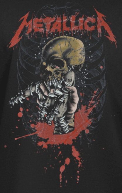 Metallica - T-shirt noir Alien Birth