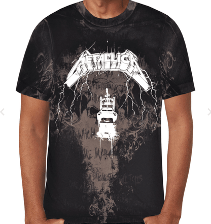 Metallica - T-shirt noir "Ride The Lightning Chair"