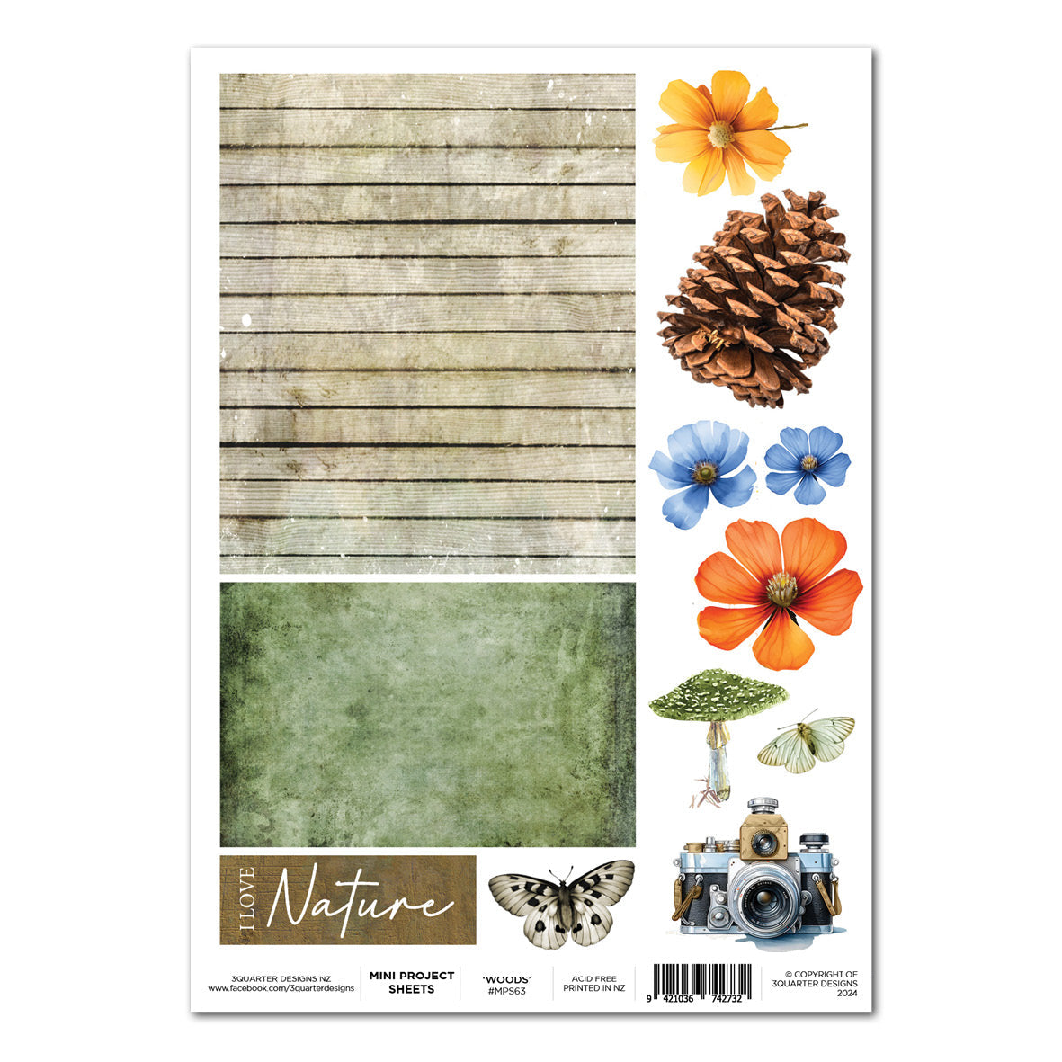 3Quarter Designs Idyllic Woods - Mini Fiche Projet