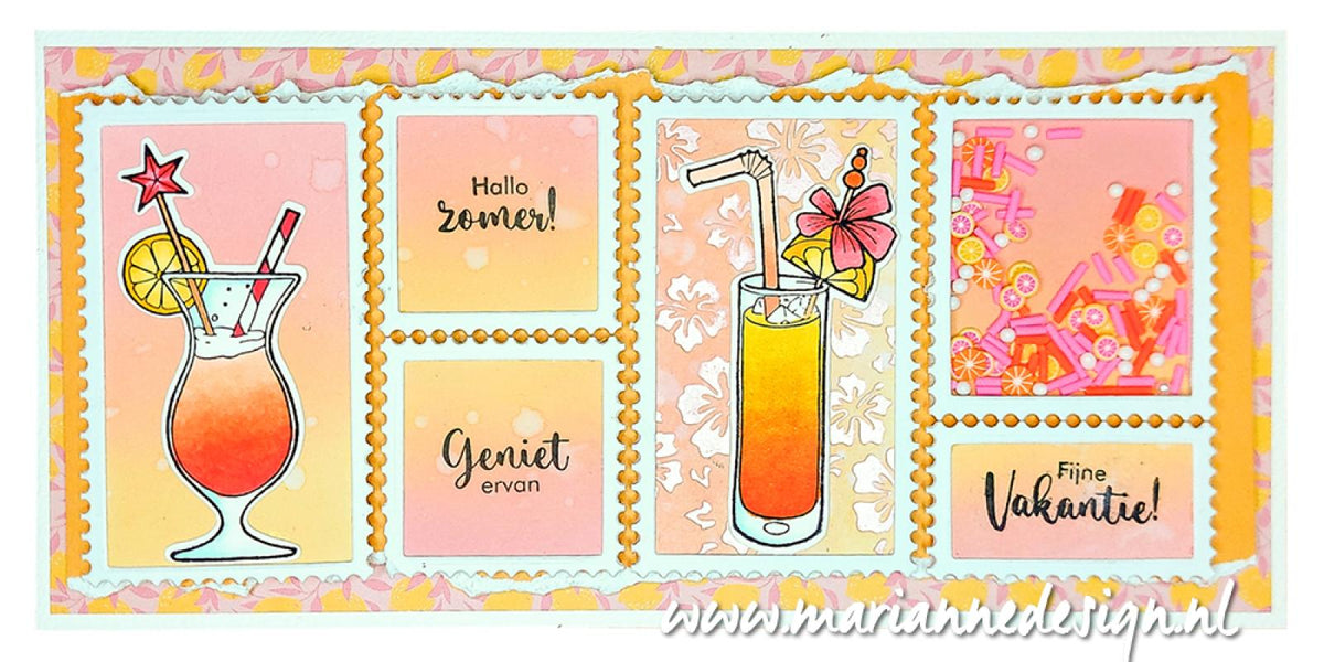 Marianne Design Bloc de papier A4 - Fresh Lemonade