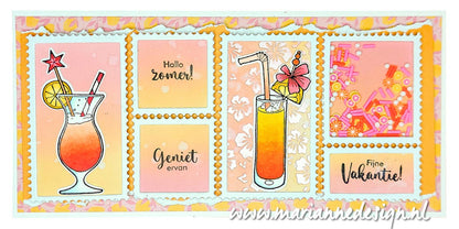 Marianne Design Bloc de papier A4 - Fresh Lemonade