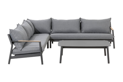 Ensemble de sectionnel d'extérieur en aluminium 4 pièces Monti