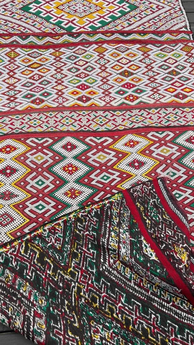 Moroccan Marmoucha Soumak Rug | 4' x 8' 5"