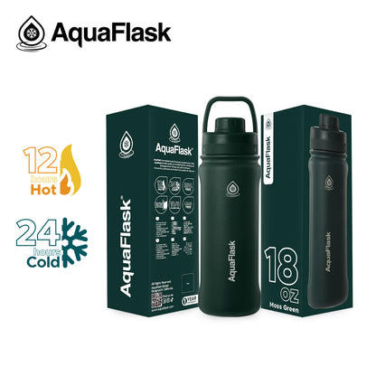 Bouteilles d'eau isothermes sous vide AquaFlask Original 530ml (18oz)