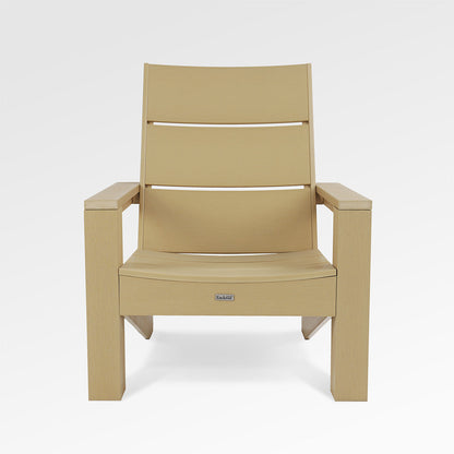 Chaise Muskoka moderne en polymère à 3 panneaux