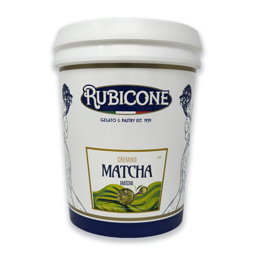 Matcha Spreadable Filling Cream - Cremino Matcha - 5 KG Bucket - Rubicone Canada - Ships Free Within Canada on Orders Above CAD $199