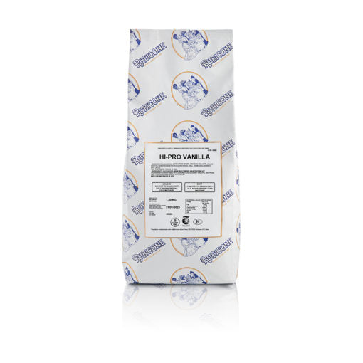 High Protein Vanilla Soft Serve & Gelato Mix - HI-PRO Vanilla - Fit Gelato - Case of 8 x 1.4 KG bags - Rubicone Canada - Ships Free Within Canada on Orders Above CAD $199
