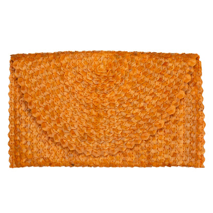 Pochette en feuille de pandan – Orange