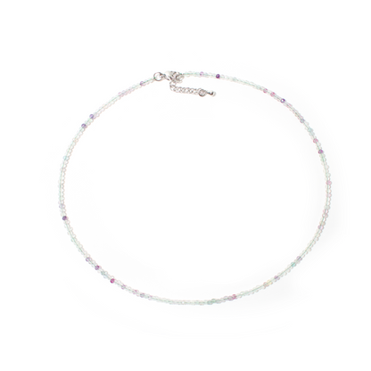 Fluorite Bead Necklace - 2-3mm