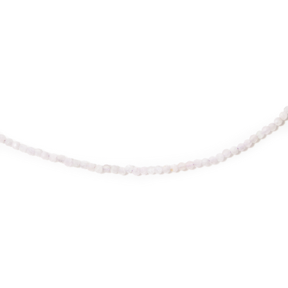 Kunzite Bead Necklace - 2-3mm