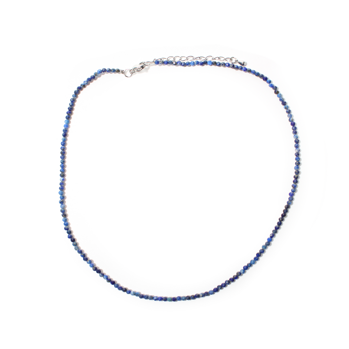 Lapis Lazuli Bead Necklace - 2-3mm