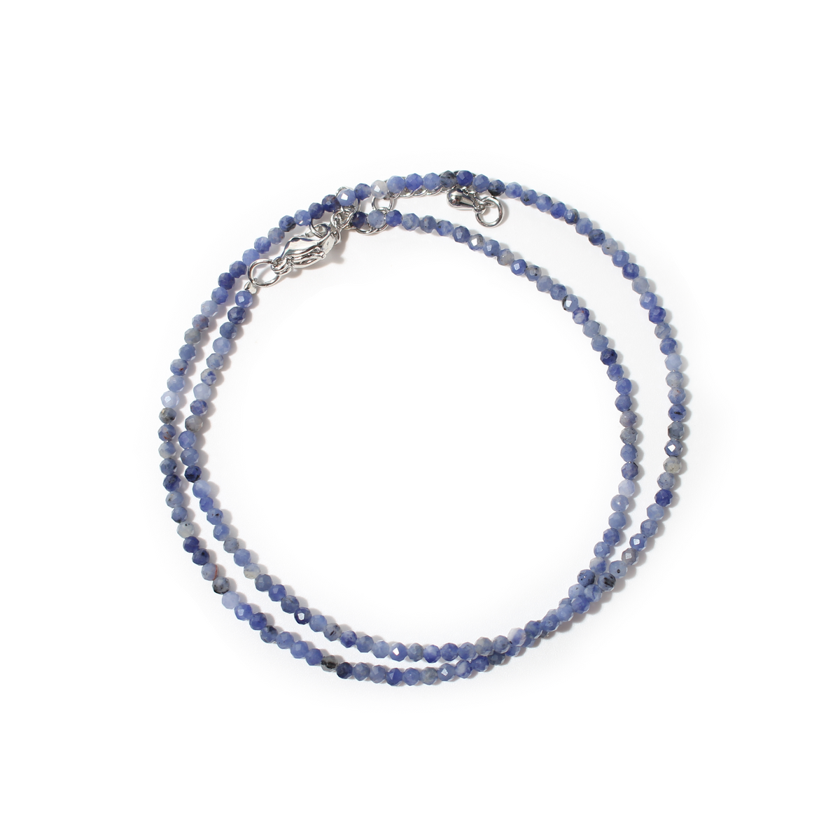 Sodalite Bead Necklace - 2-3mm