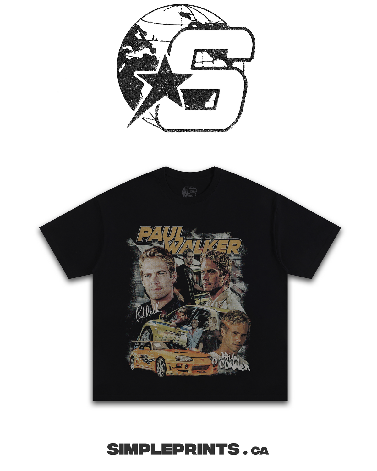 T-shirt imprimé PAUL WALKER