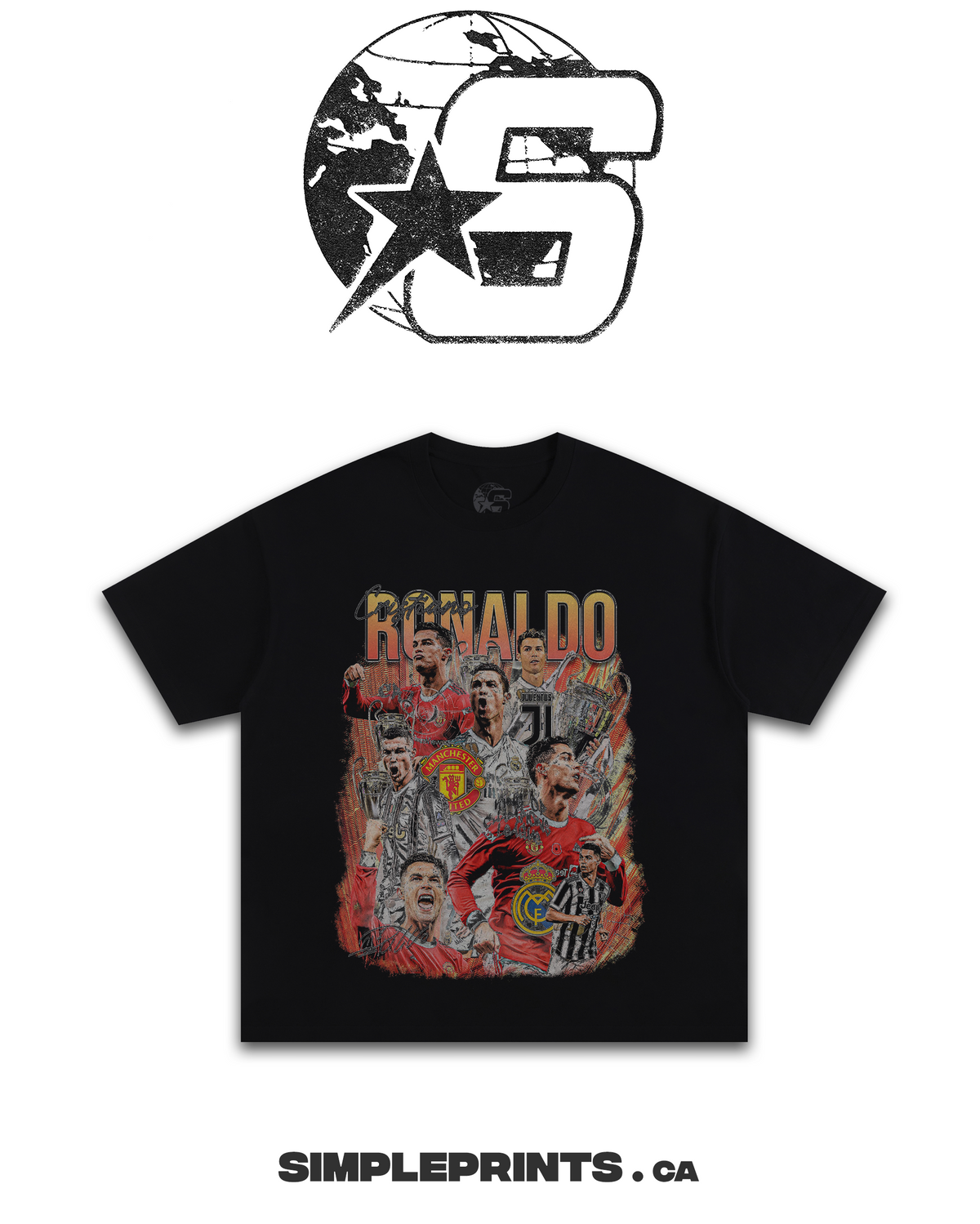 T-shirt graphique Cristiano Ronaldo