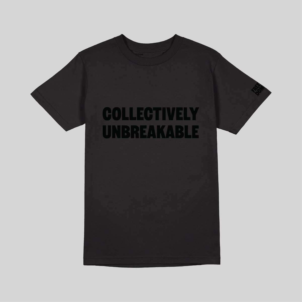 T-SHIRT HOMME COLLECTIVEMENT INCASSABLE - NOIR