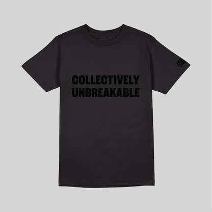 T-SHIRT HOMME COLLECTIVEMENT INCASSABLE - NOIR