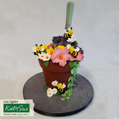Moule et veineur en silicone Flower Pro feuilles d'érable, de lierre et de ginkgo