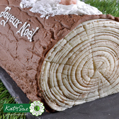 Moule en silicone Veiner Grande Tranche de Bûche Flower Pro