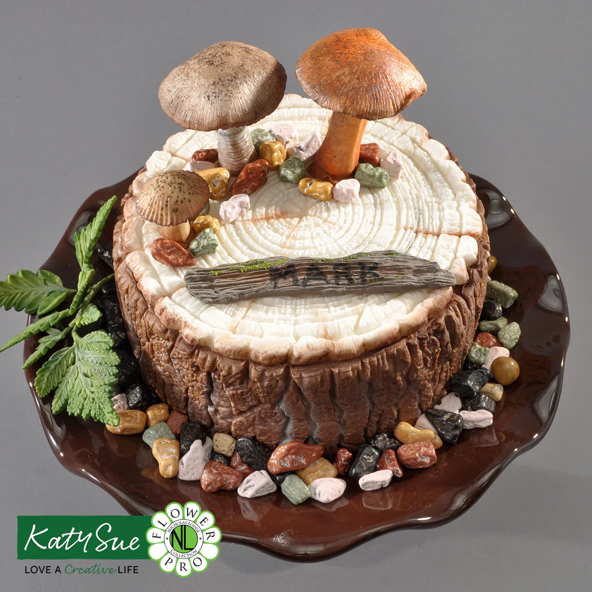 Moule en silicone Veiner Grande Tranche de Bûche Flower Pro