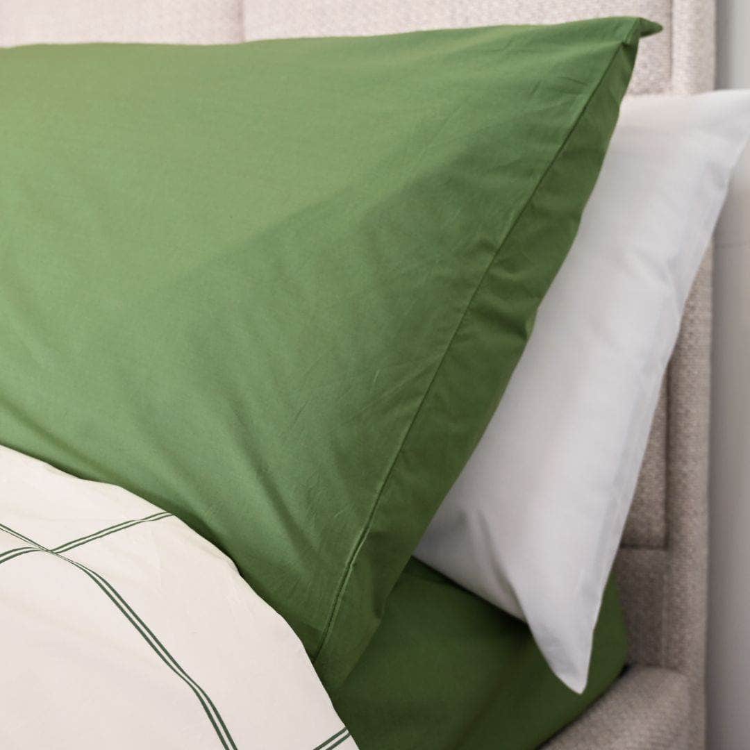 Parure de draps en percale de coton biologique essentielle