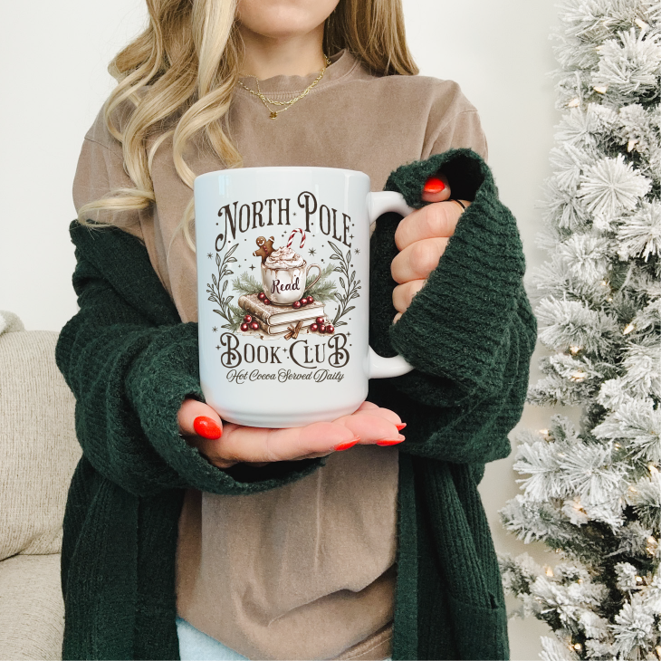 Mug en céramique Club de lecture du pôle Nord | Pour les fans de lecture
