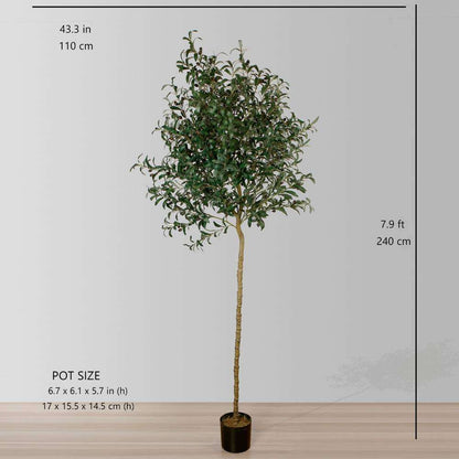 Plante artificielle en pot Olivier Oli (plusieurs tailles)