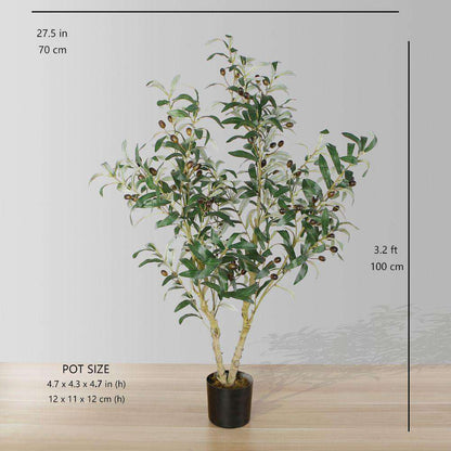 Plante artificielle en pot Olivier Oli (plusieurs tailles)