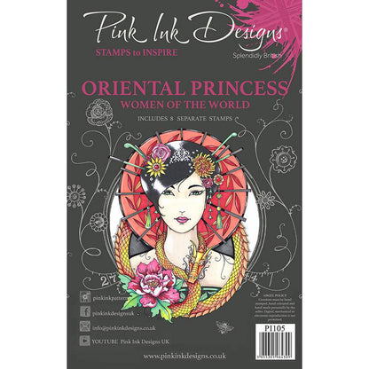 Set de tampons transparents A5 Princesse Orientale