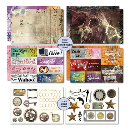 Pack de Cartes Texturées 6x4 Oh Texture 3Quarter Designs