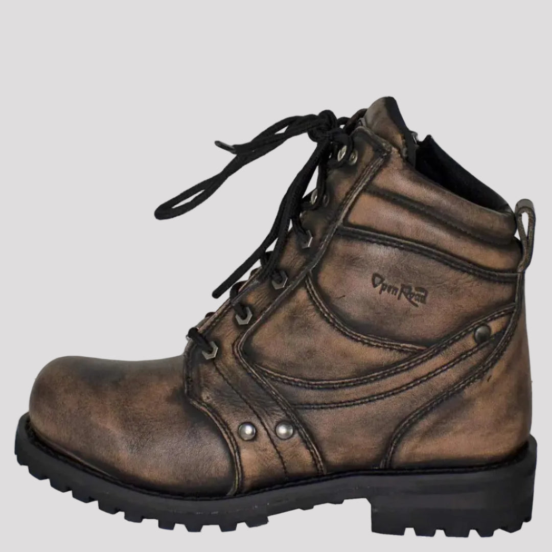 Bottes de moto lacées Open Road pour homme de 7 po
