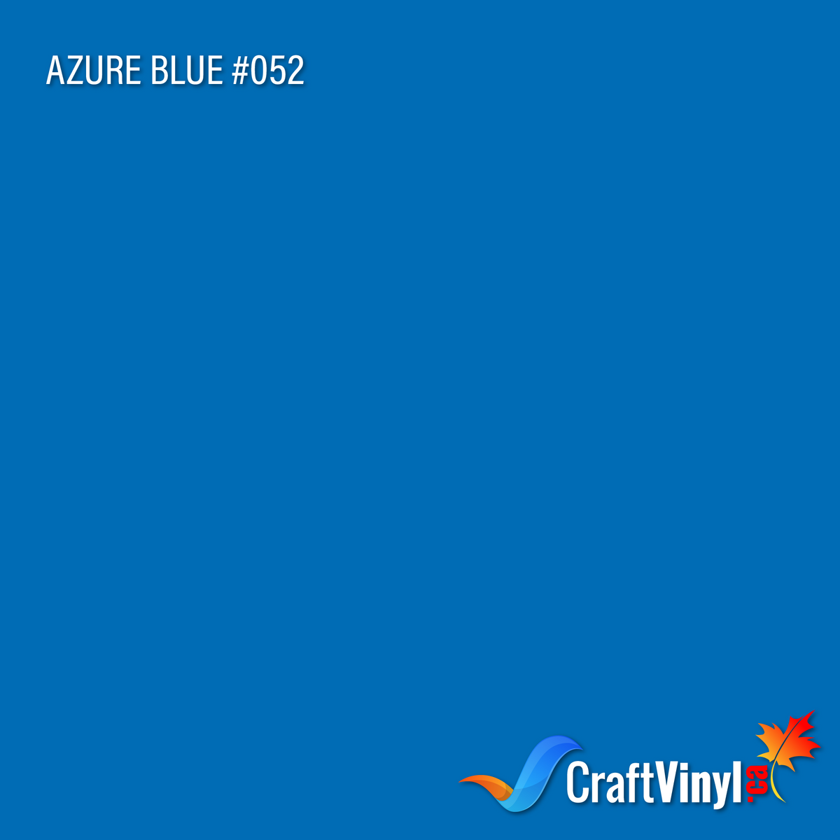 Oracal 651 Glossy Azure Blue #052 12''x5ft