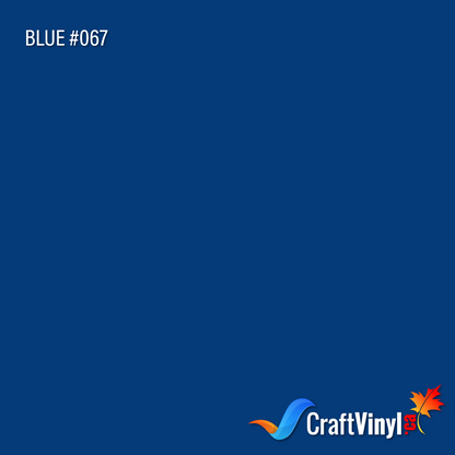 Vinyle Oracal 651 brillant bleu #067