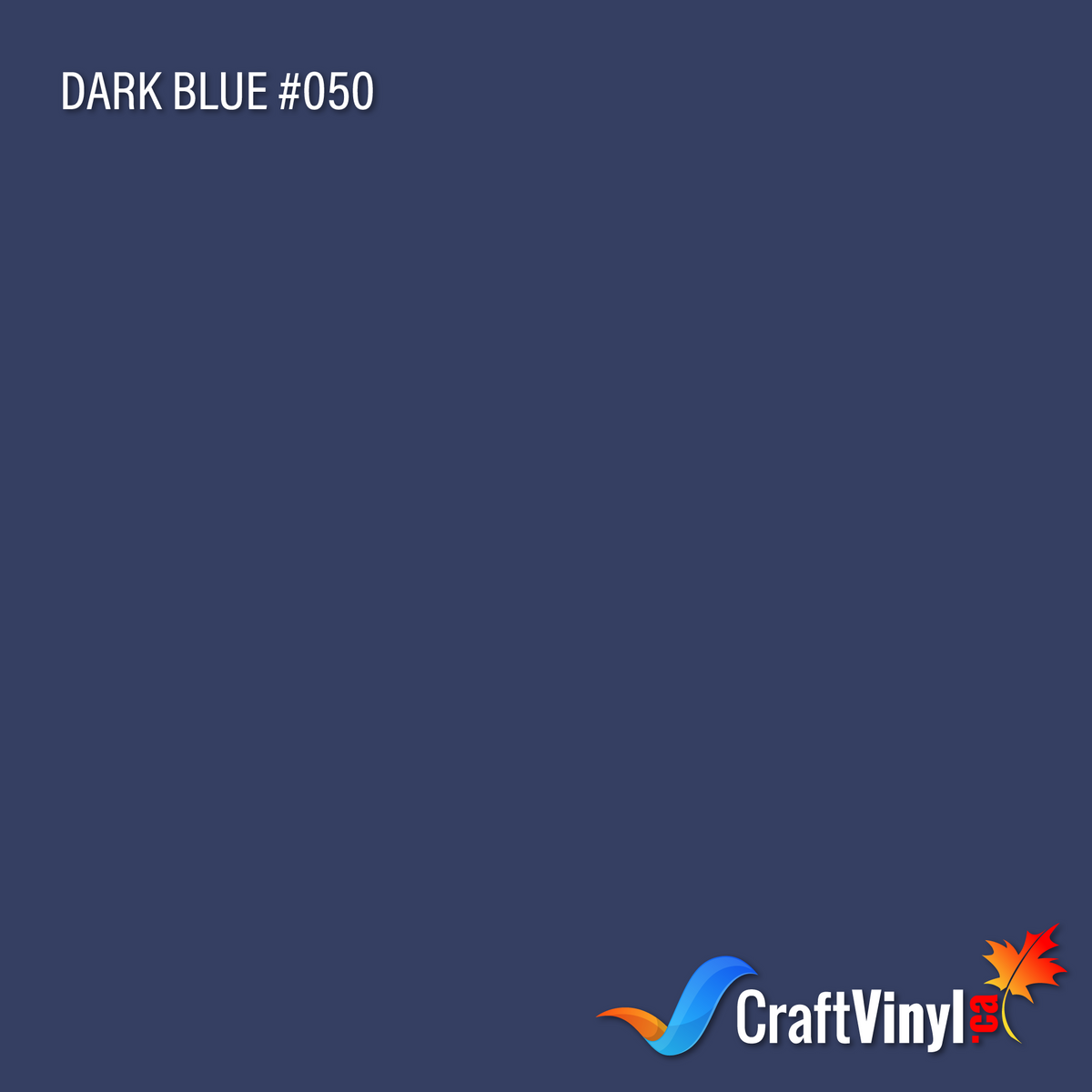 Oracal 651 Glossy Dark Blue Vinyl #050 12''x5ft