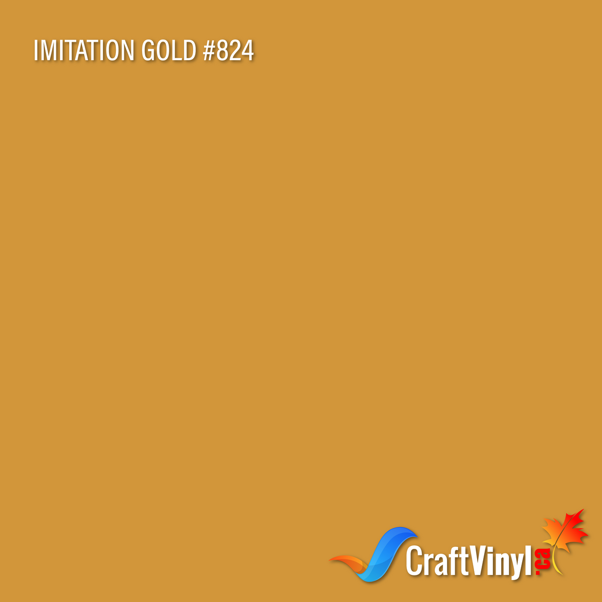 Oracal 651 Glossy Imitation Gold #824 sheets and rolls