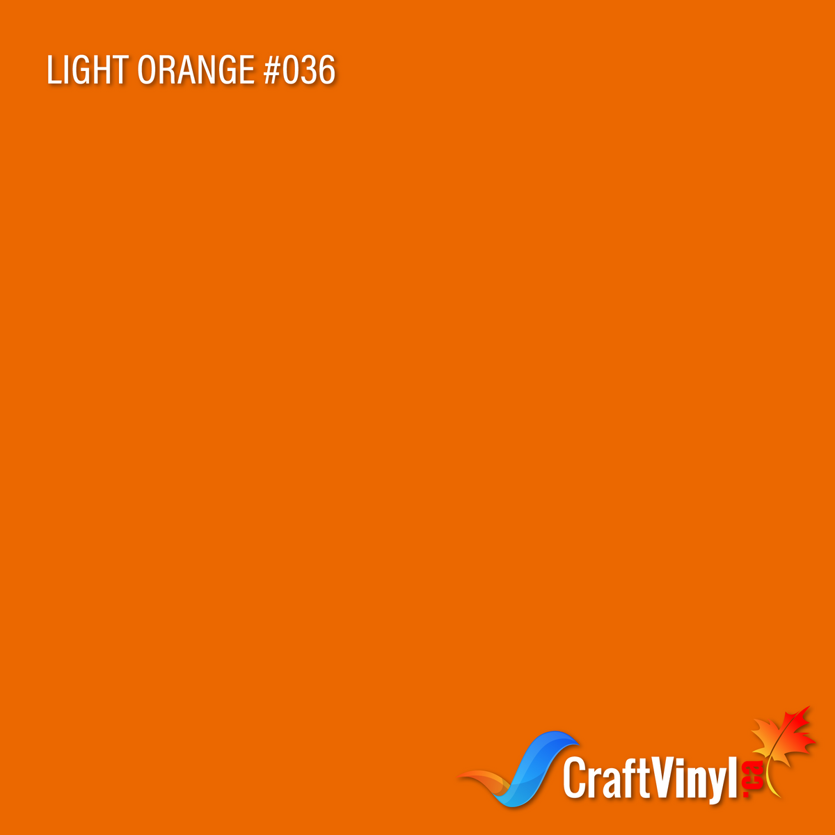 Vinyle Oracal 651 brillant orange clair #036