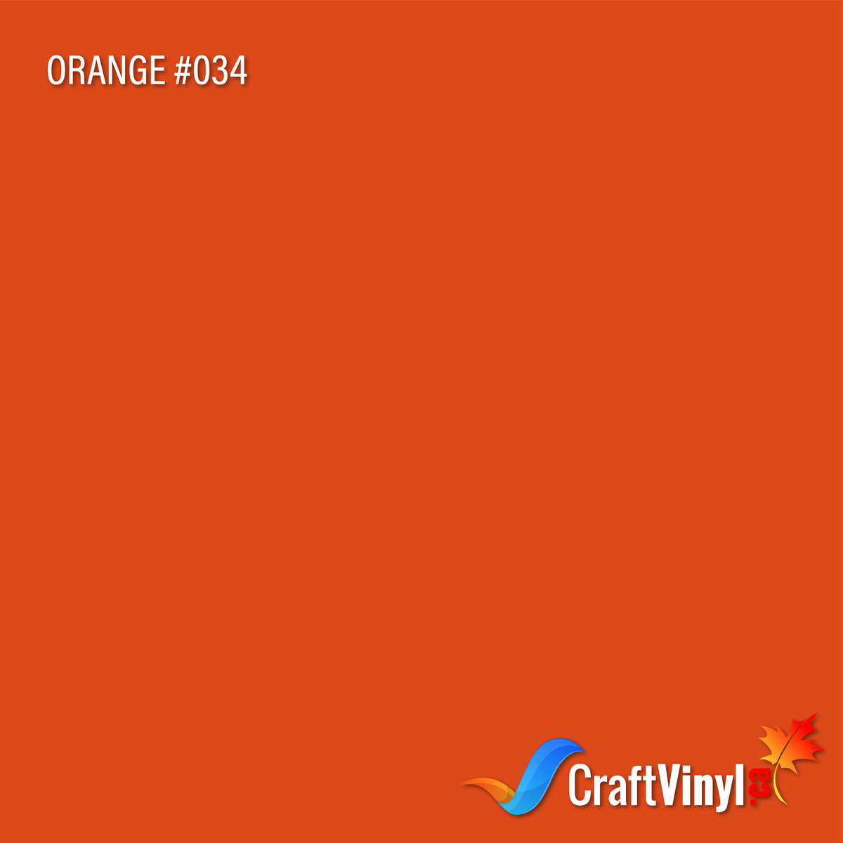 Vinyle Oracal 651 Brillant Orange #034
