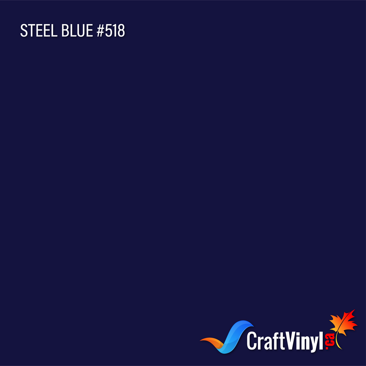 Oracal 651 Glossy Steel Blue #518 12''x5ft