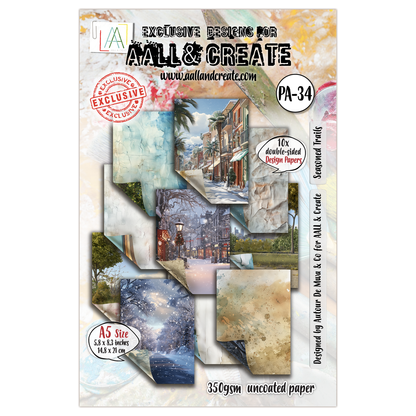 AALL and Create - A5 Design Paper - Seasoned Trails
