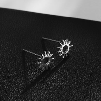 Style EDLA : Boucles d'oreilles clous « Nuit étoilée » en argent
