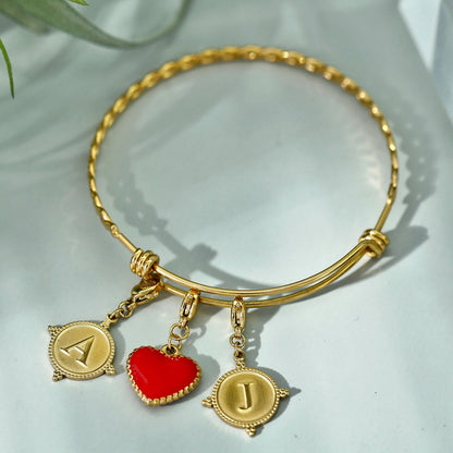 Gold Ornate Alphabet Letter Charms (A–Z) for Necklaces & Bracelets