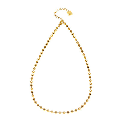 BROXLOV : Collier essentiel à chaîne billes pour le quotidien