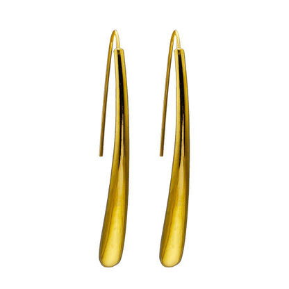 Style ADARA Or : Élégance Abstraite. Boucles d'Oreilles Géométriques Avant-Gardistes