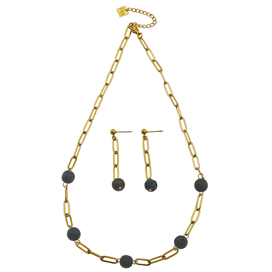 MYAH Volcanic Lava Stone Necklace