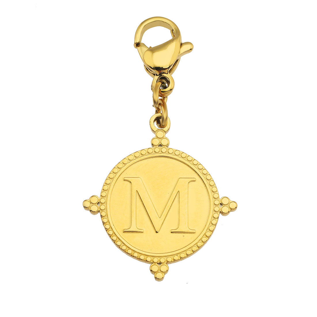 Gold Ornate Alphabet Letter Charms (A–Z) for Necklaces & Bracelets