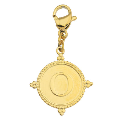 Gold Ornate Alphabet Letter Charms (A–Z) for Necklaces & Bracelets