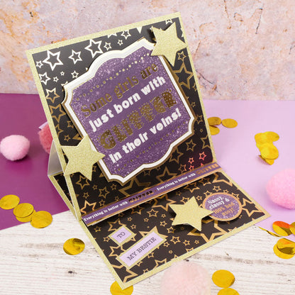 Hunkydory Humour Feuille de Découpes - Faites-vous Plaisir