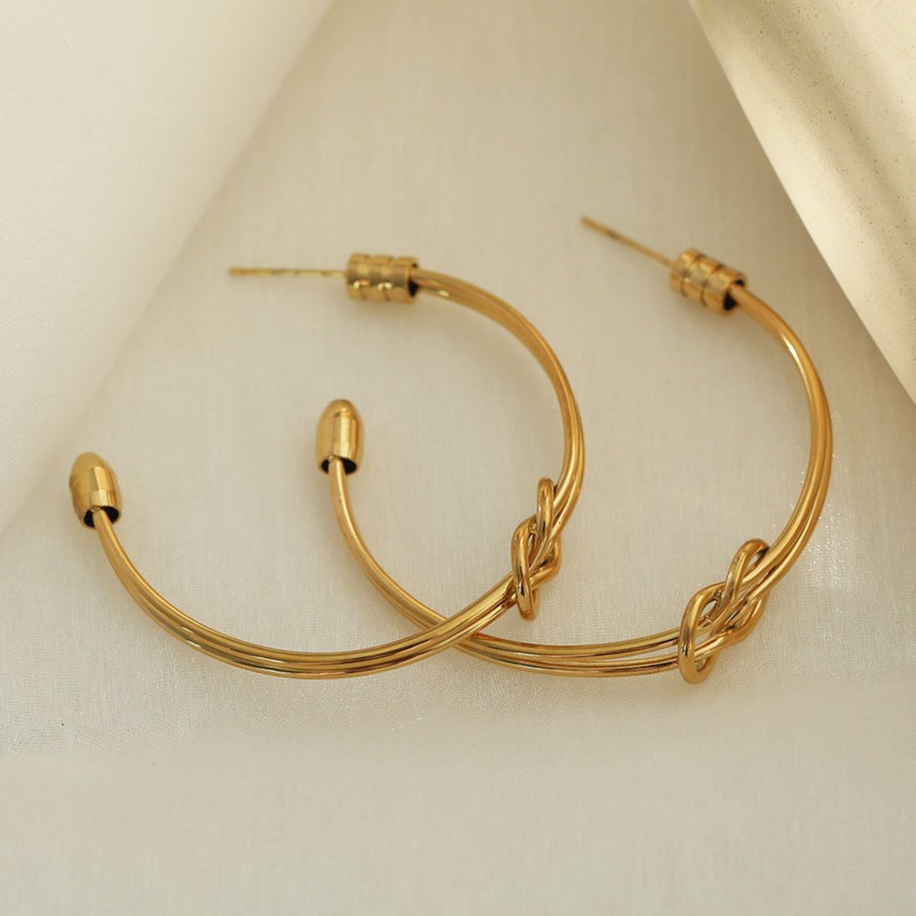 PAISLEY Hoop Earrings