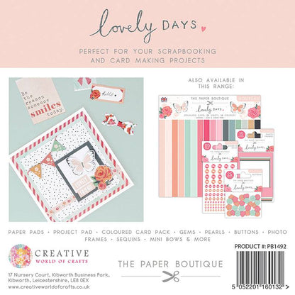 Bloc de papier 8x8 The Paper Boutique Lovely Days