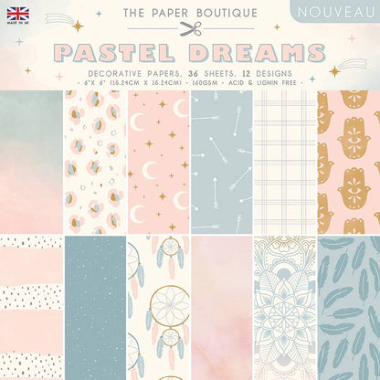 Bloc de papiers 6x6 The Paper Boutique Pastel Dreams